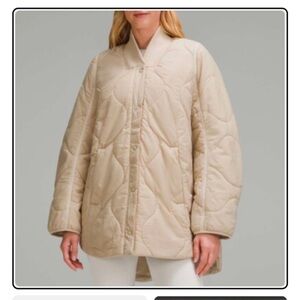 Lululemon Athletica Beige Puffer Jacket